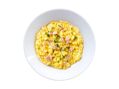 Huevos Revueltos con Jamón
