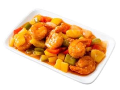 Gambas con Salsa Agridulce