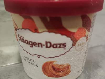 Helado Häagen Dazs dulce leche