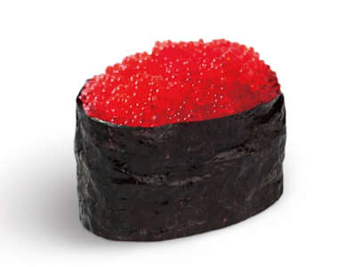 Nigiri Huevo Tobico, 2 Piezas