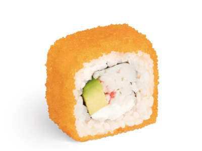 Urumaki Roll California Rojo Aguacate Cangrejo y Tobiko, 8 Piezas