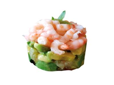 Tartar Spicy Aguacate con Langostinos