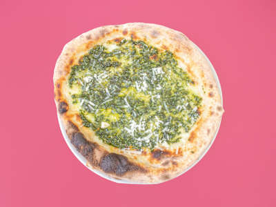 Pizza Genovesa Blanca
