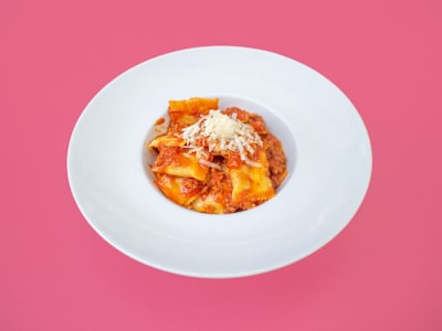 Ravioli al Ragu de Ternera