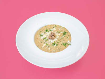 Risotto con Setas, Trufa y Parmesano