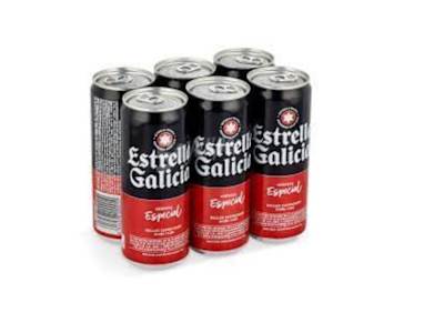 Cerveza Estrella Galicia Pack 6