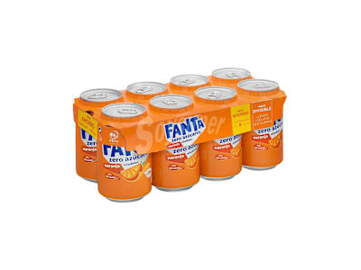 Pack 8 De Fanta Naranja