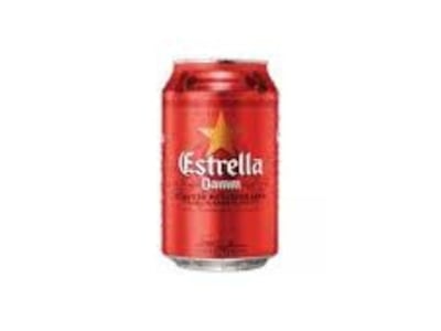 Cerveza Estrella Damm Lata