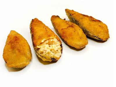 Mejillones Tigre Rellenos de Bechamel, 6 Unidades