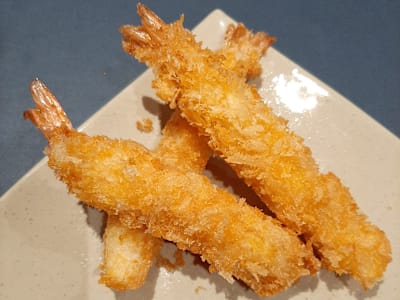 Langostinos Tempura, 3 Piezas