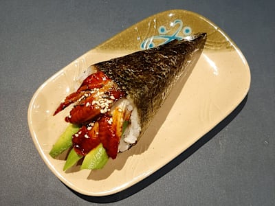Temaki Anguila y Aguacate, 1 Pieza