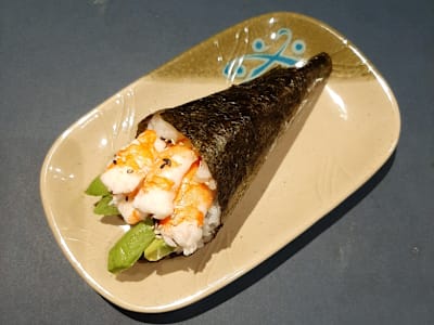 Temaki Gamba y Aguacate, 1 Pieza