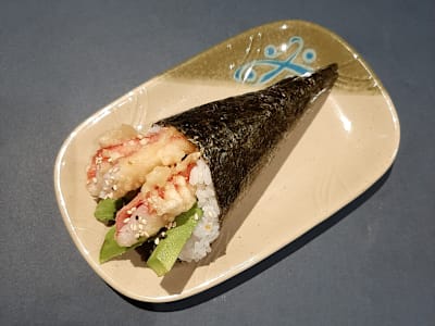 Temaki Surimi Tempura, 1 Pieza