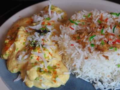 Chicken Korma and Rice