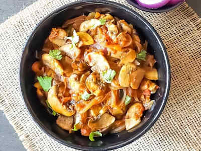 Mushroom Bhaji