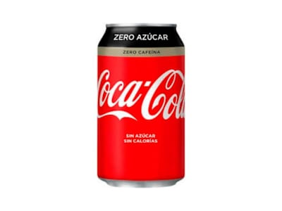 Coca Cola Zero Azúcar Zero Cafeína, Lata 330ml