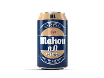 Cerveza Mahou sin Tostada, Lata 33cl