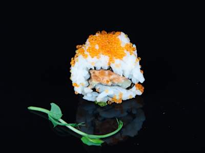 Uramaki Hot de Salmón, 4 piezas