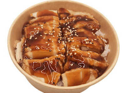 Pollo teriyaki con arroz