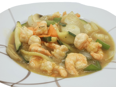 Gambas al Curry