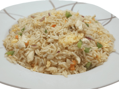 Arroz Teppanyaki con Pollo