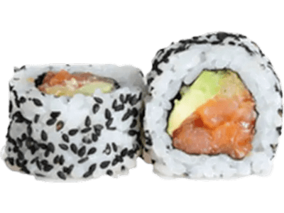 61. Spicy Salmon Crunch Roll