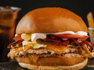 Burger Doble Smash De Pollo