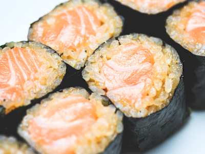 10. Sake Maki, 8 piezas