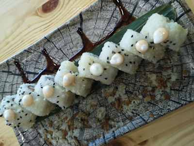 Maki California en tempura (8piezas)