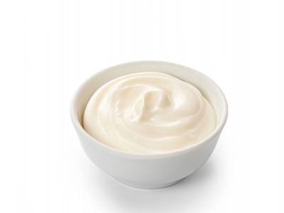 Sobre salsa blanca