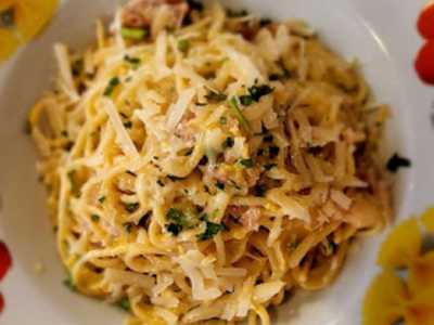 Risotto con Pancetta e Zucchine