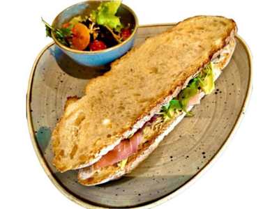 Sándwich Salmón