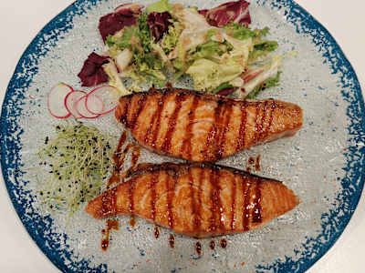 Teppanyaki Salmón