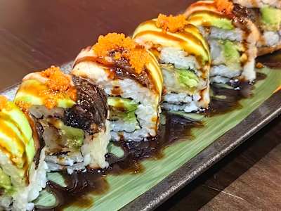 Uramaki Langostino anguila(8uds)