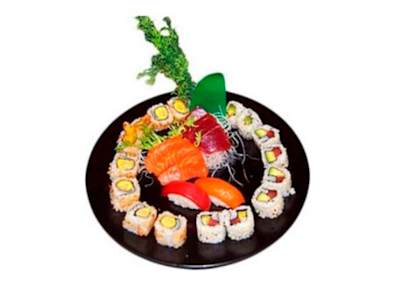 Bandeja Uramaki, Sashimi y Nigiri, 24 Unidades