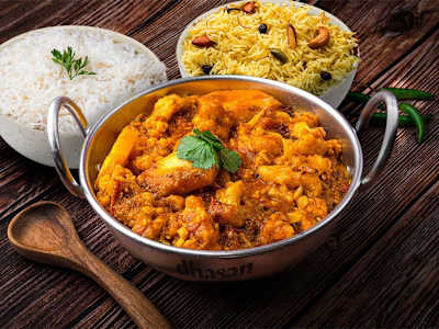 Bowl Aloo Gobi con arroz