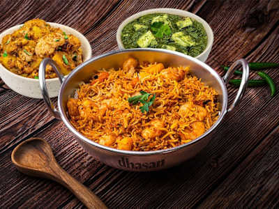 Biryani de gambas