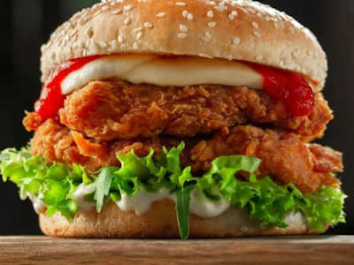 Hamburguesa Pollo con Huevo