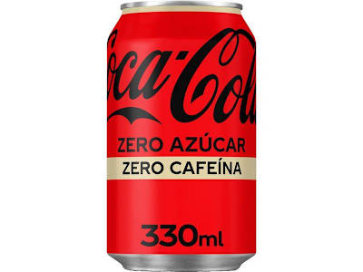 Coca Cola Zero Azúcar Zero sin Cafeína, 330ml