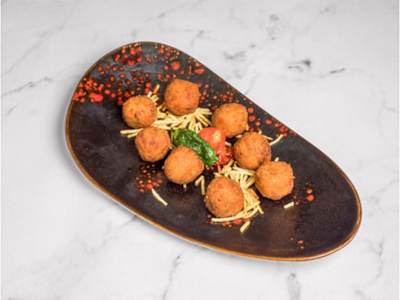 Croquetas De Langostino Al Ajillo, Ración