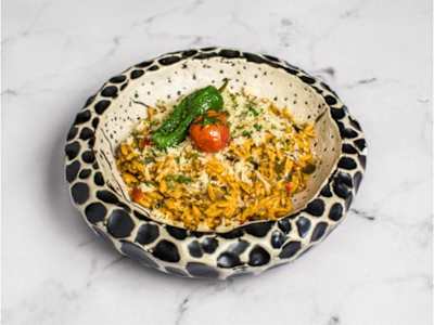 Risotto De Sémola Con Boletus Y Trufa, Ración