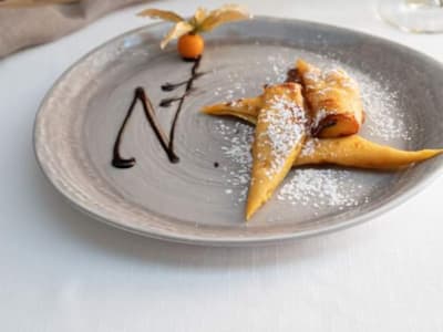 Frixuelos Rellenos de Crema y Toque de Naranja