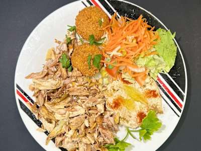 Combinado shawarma
