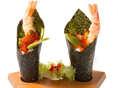 Temaki Ebi 2piezas