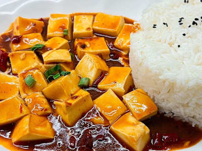 Arroz con Tofu Picante