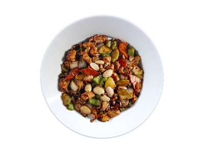 Pollo con almendra
