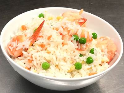 Arroz Frito con Gambas