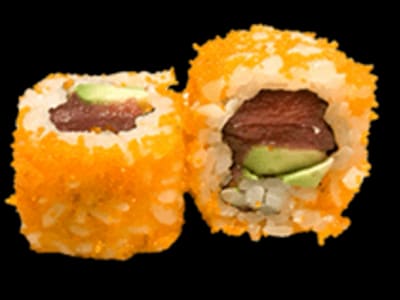 California atún roll,(9 pzas)