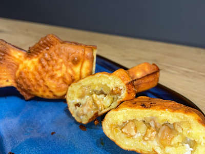 Taiyaki Salado de Gorgonzola y Nueces