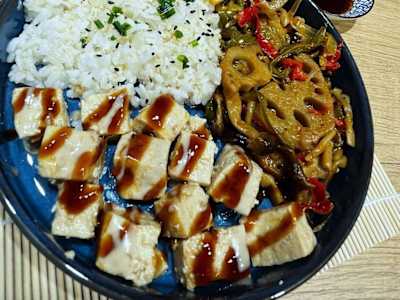 Menestra Japonesa con Tofu